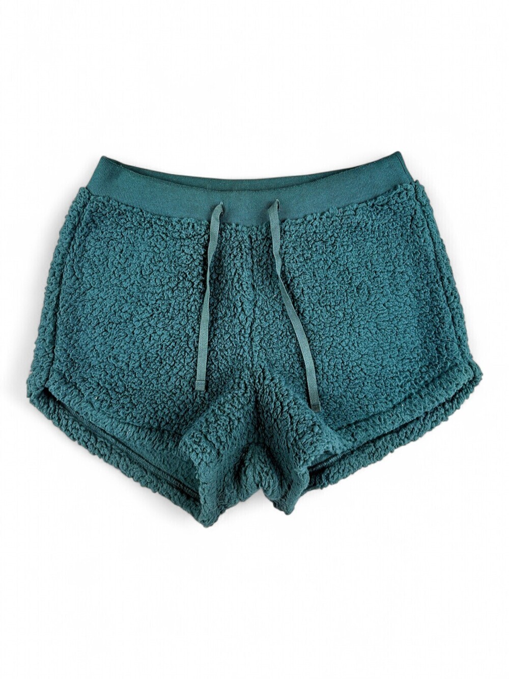 Gilly Hicks Sherpa Fleece Lounge Shorts M Teal